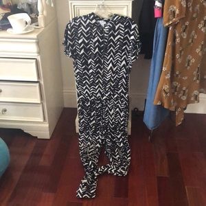 Chevron zip up jumpsuit by Splendid size medium